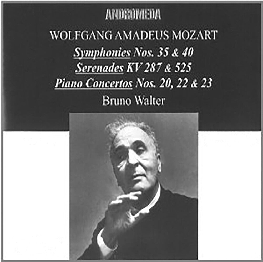 the album cover for Mozart - Sinfonien 35 & 40 Piano Concert