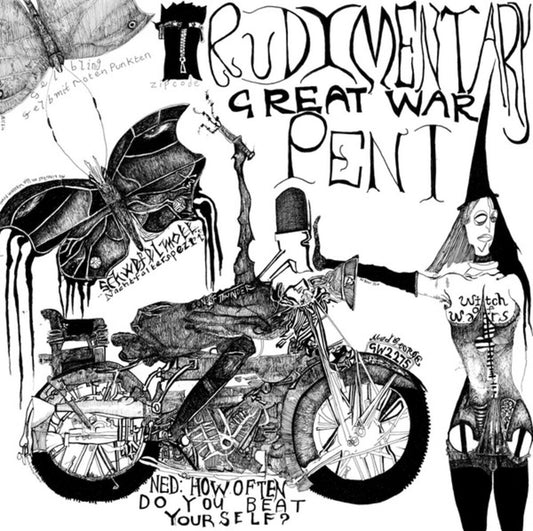 the album cover for Rudimentary Peni - Great War