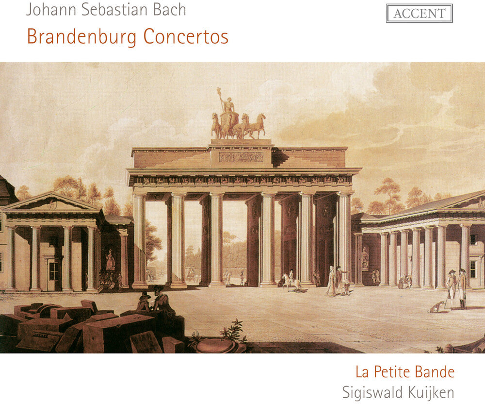 the album cover for J Bach .S. / Petite Bande / Kuijken - Brandenburg Concertos (2pk)