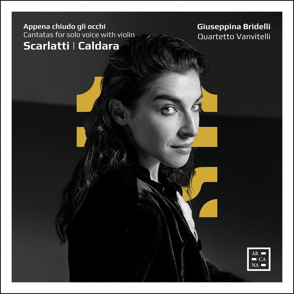 the album cover for Caldara / Bridelli / Quartetto Vanvitelli - Appena Chiudo Gli Occhi