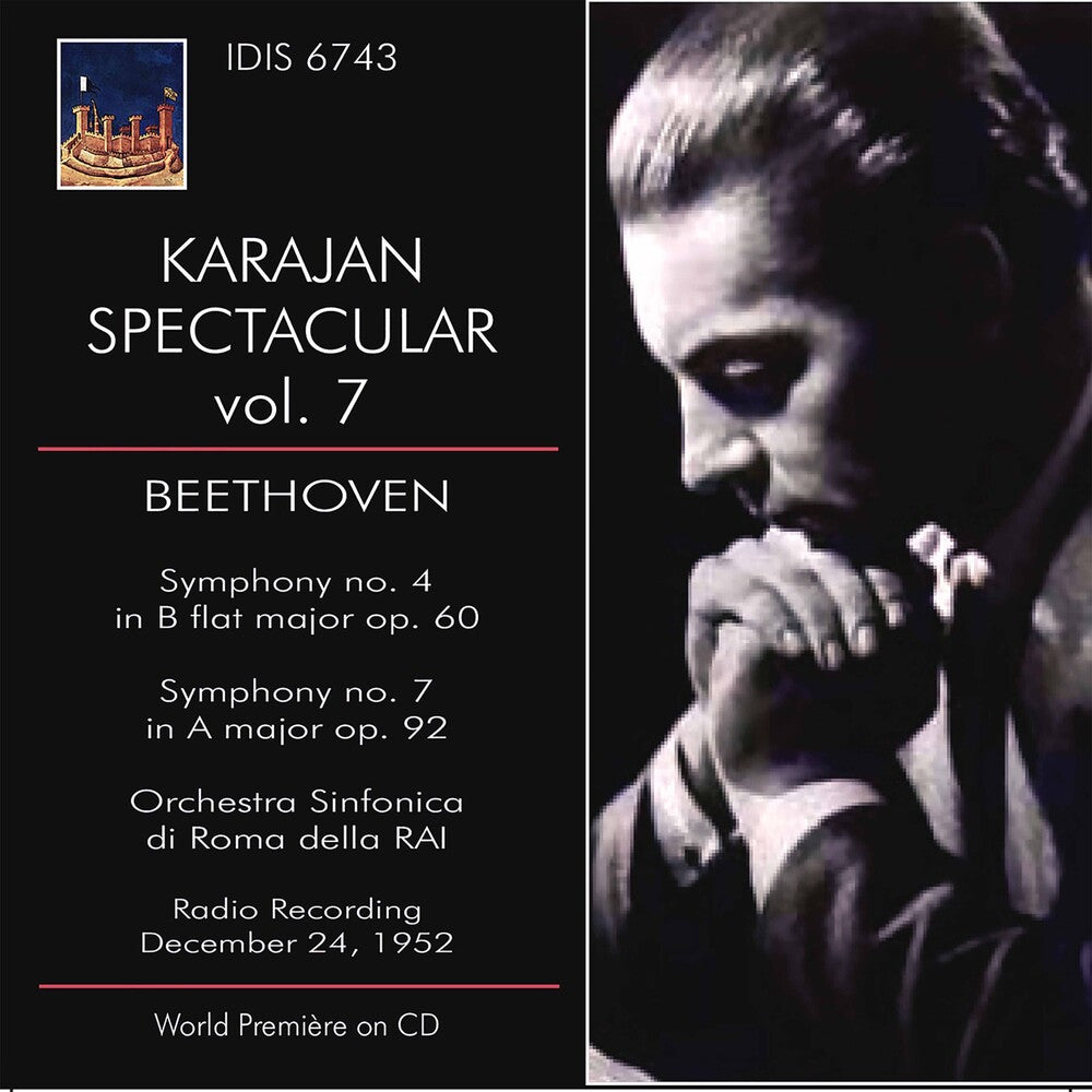 the album cover for Beethoven / Karajan - Karajan Spectacular 7