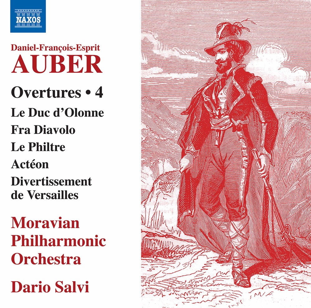 the album cover for Auber / Moravian Philharmonic Orch - Overtures 4