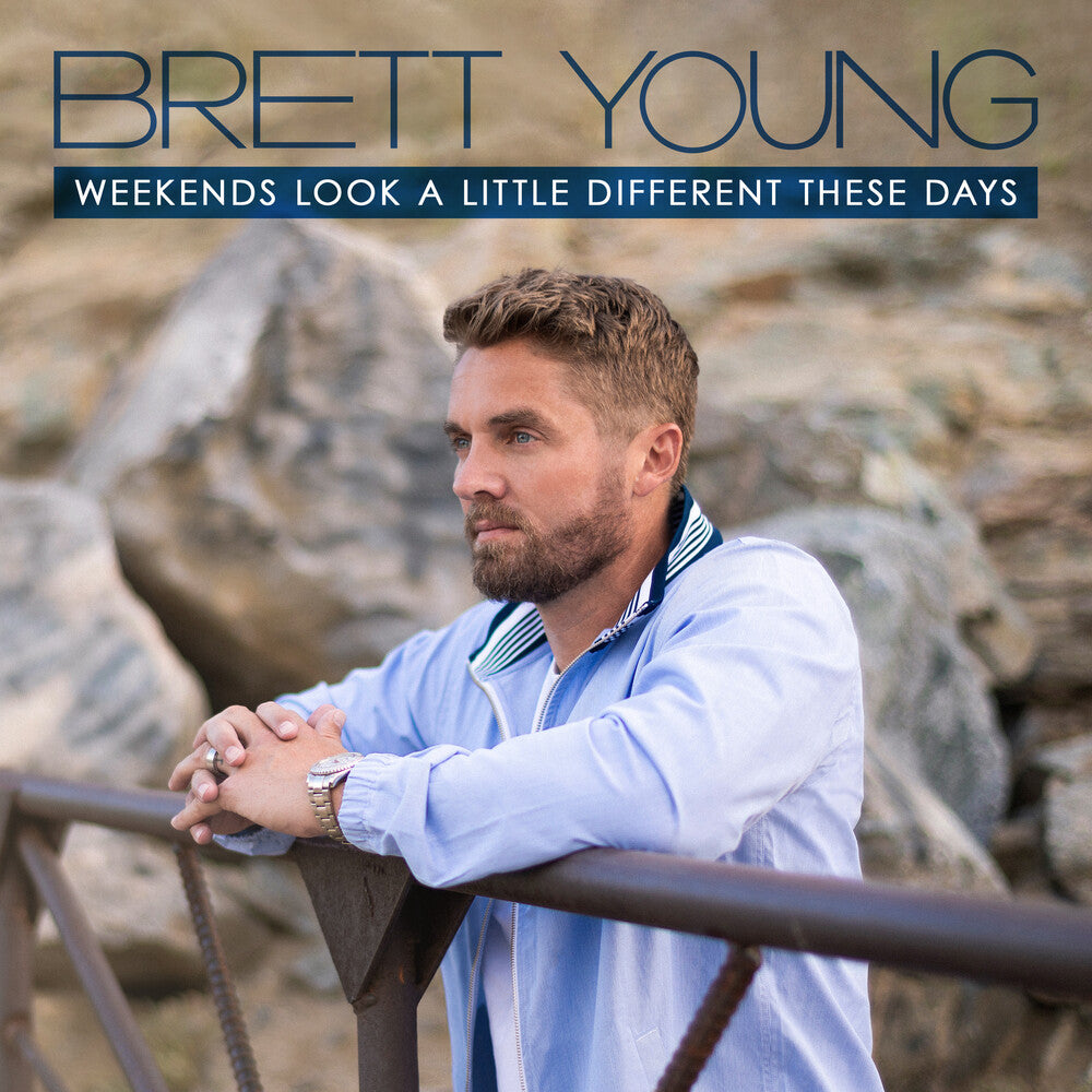 the album cover for Brett Young - Weekends Look A Little Different These Days