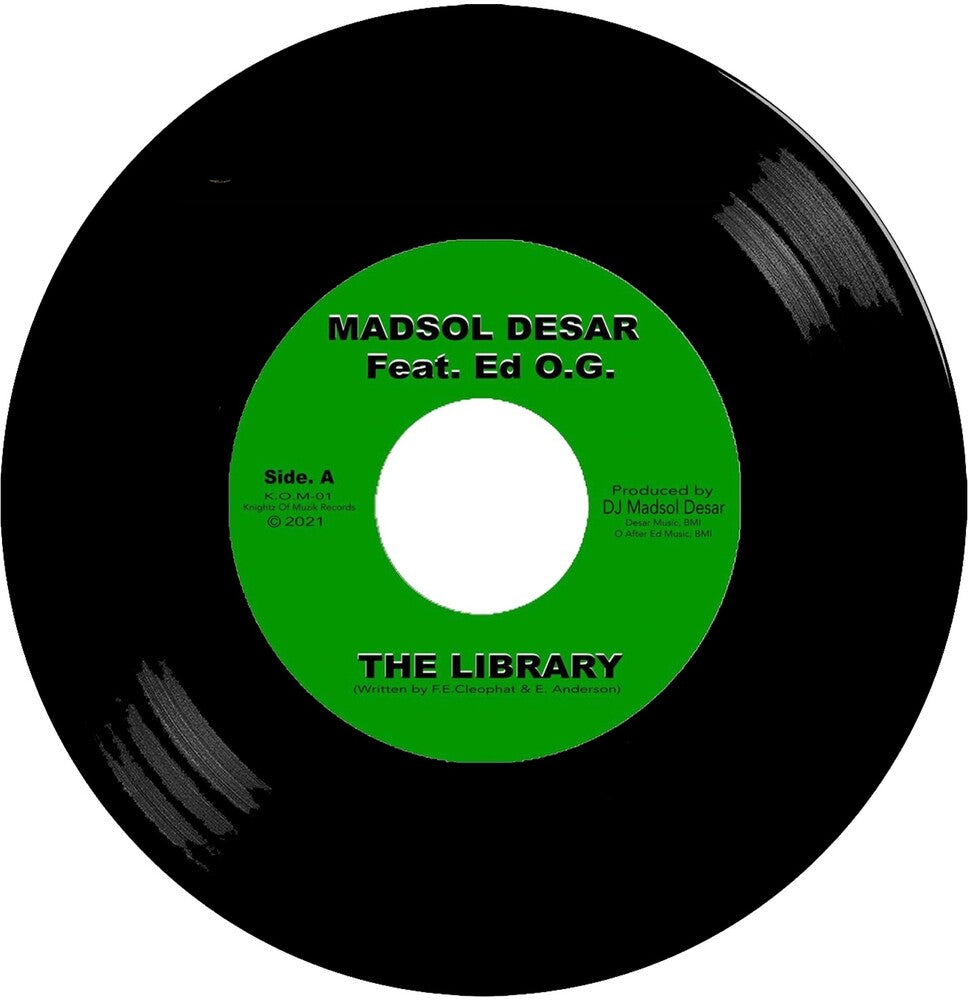 the album cover for Madsol Desar - Library Feat. Edo G