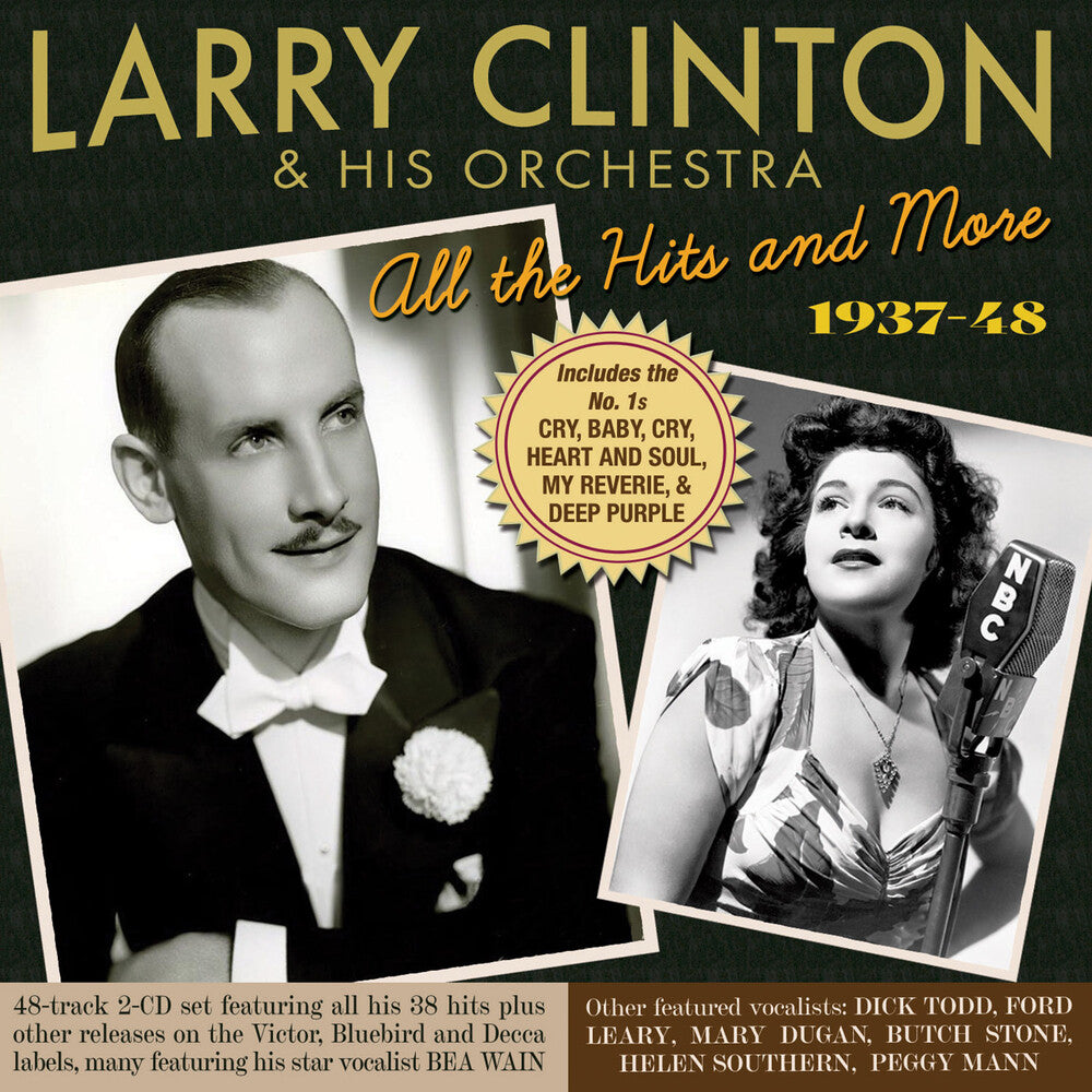 the album cover for Larry Clinton  & His Orchestra - All The Hits And More 1937-48