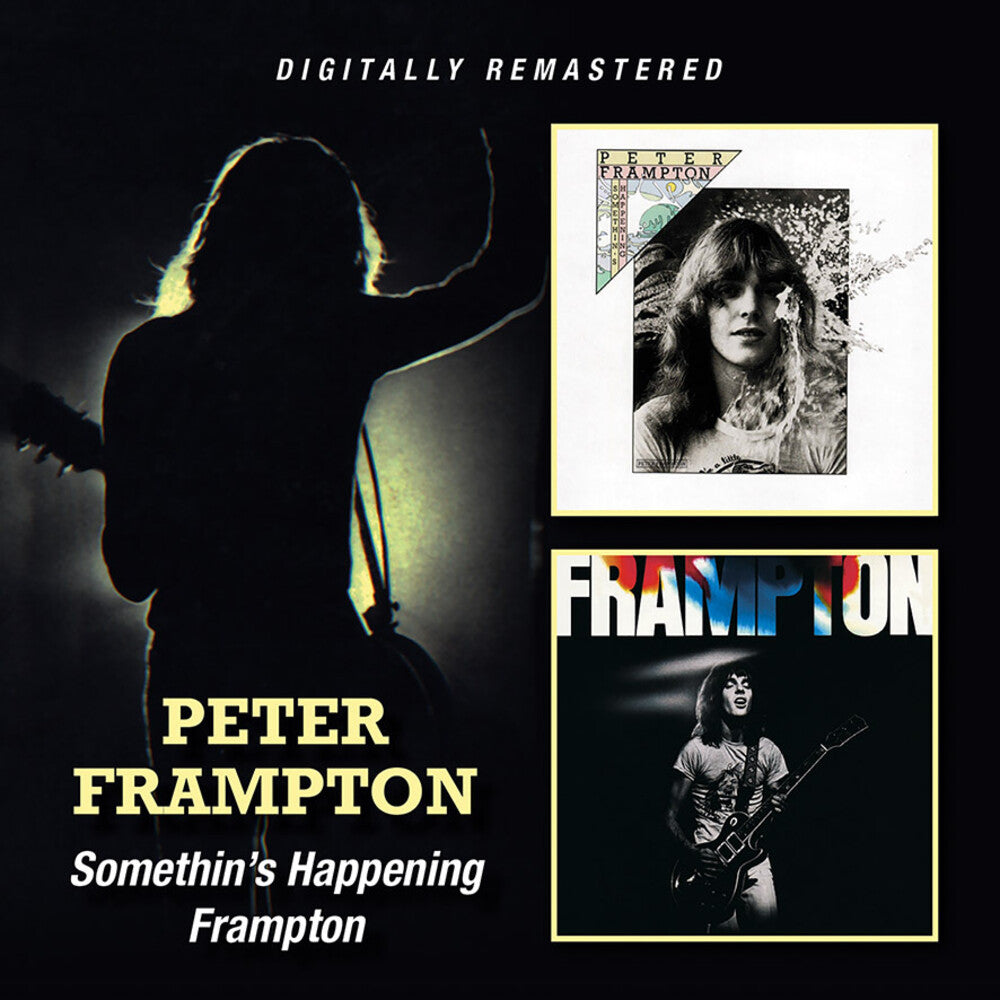 the album cover for Peter Frampton - Somethin's Happening / Frampton [Import]