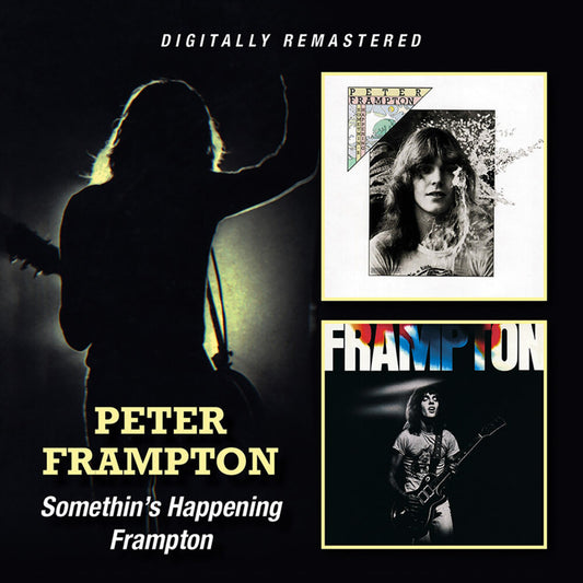 the album cover for Peter Frampton - Somethin's Happening / Frampton [Import]