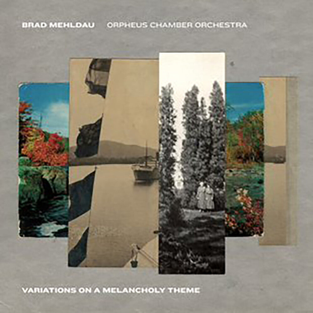 the album cover for Brad Mehldau  & Orpheus Chamber Orchestra - Variations On A Melancholy Theme