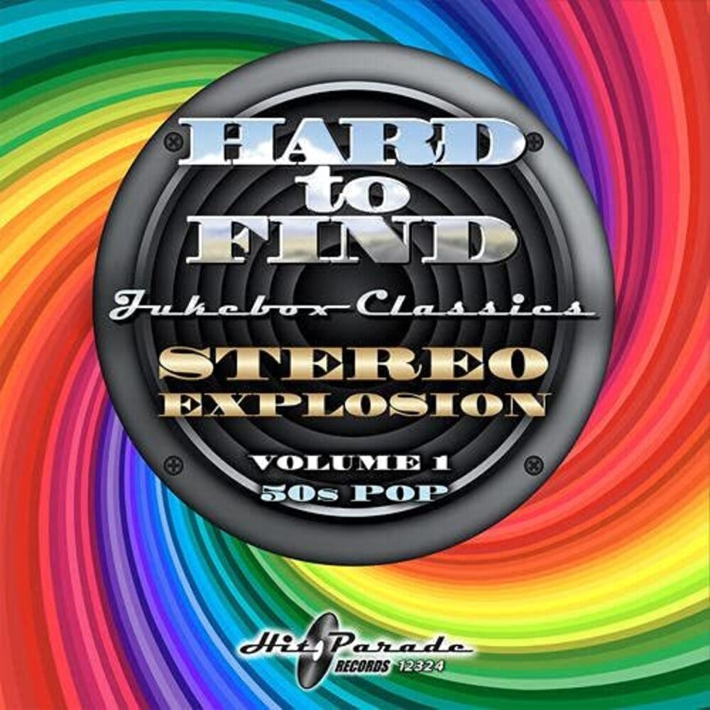 the album cover for Hard To Find Jukebox: Stereo Explosion 1 50s / Var - Hard To Find Jukebox: Stereo Explosion 1 50s / Var