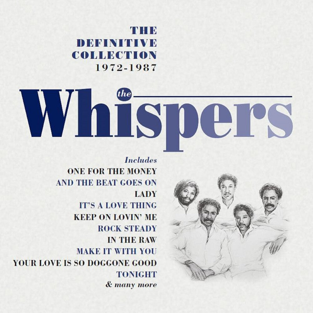 the album cover for Whispers - Definitive Collection 1972-1987