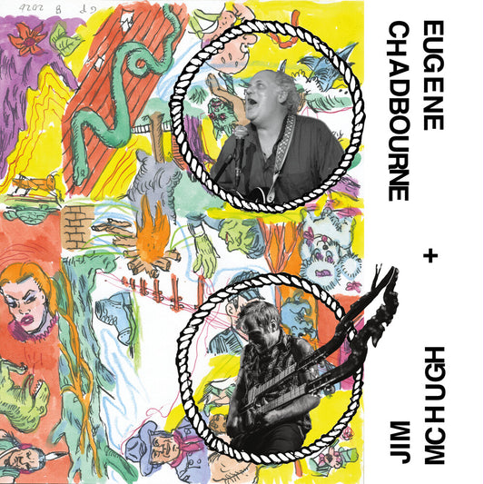 the album cover for Eugene Chadbourne  / Mchugh,Jim - Bad Scene