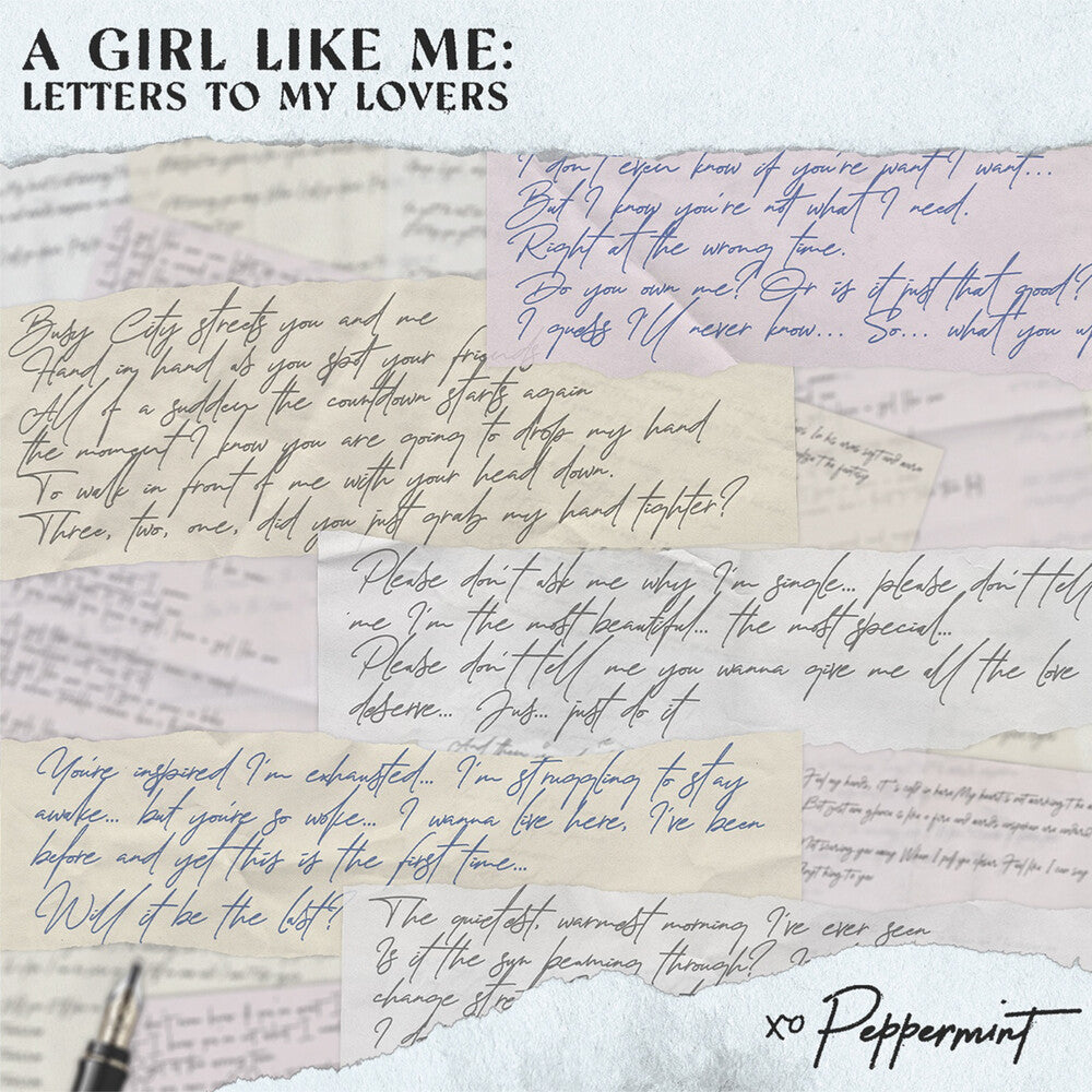 the album cover for Peppermint - Girl Like Me: Letters To My Lovers (Mod)