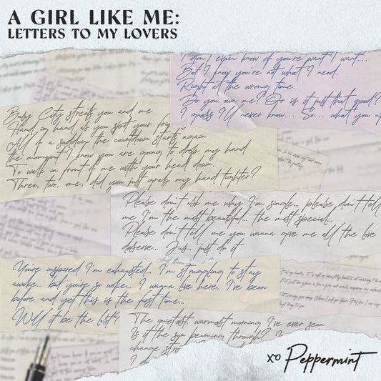 the album cover for Peppermint - Girl Like Me: Letters To My Lovers (Mod)