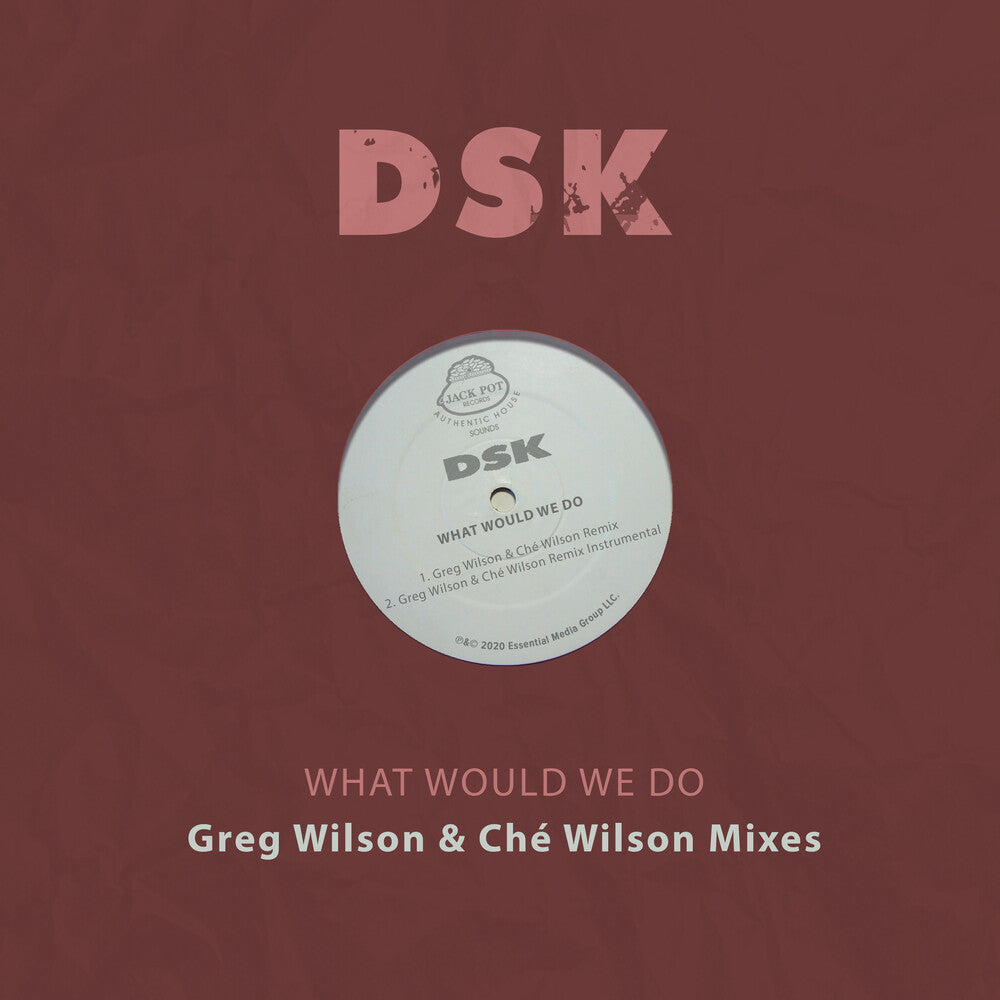 the album cover for DSK - What Would We Do - Greg Wilson & Che Wilson Mixes