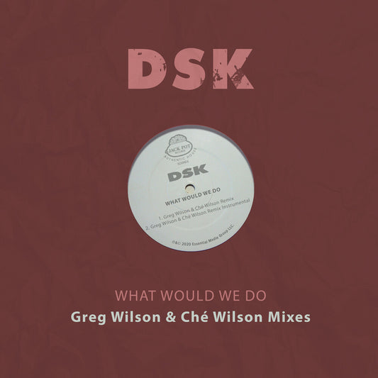 the album cover for DSK - What Would We Do - Greg Wilson & Che Wilson Mixes