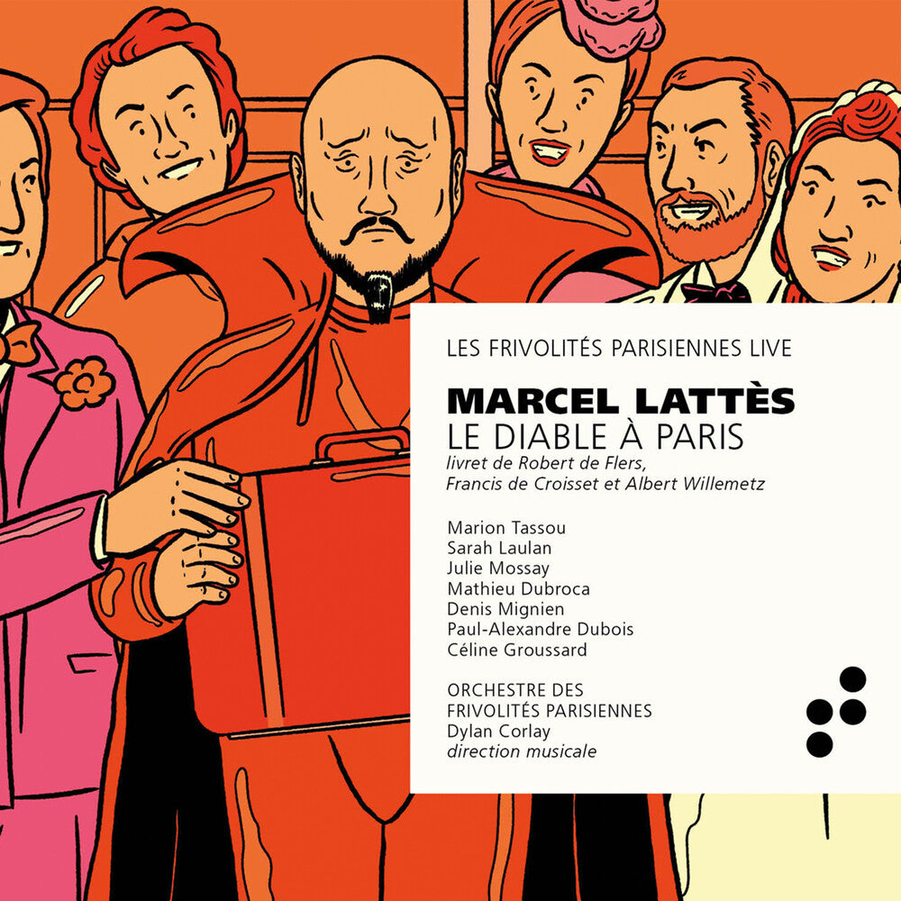 the album cover for Lattes / Frivolites Parisiennes / Corlay - Le Diable A Paris (2pk)