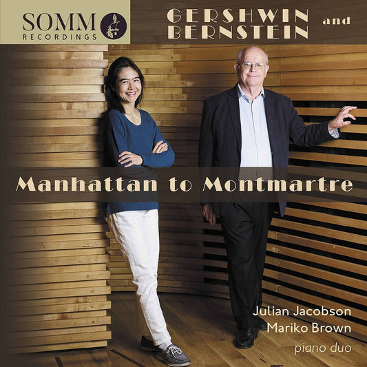 the album cover for Bernstein / Jacobson / Brown - Manhattan To Montmartre