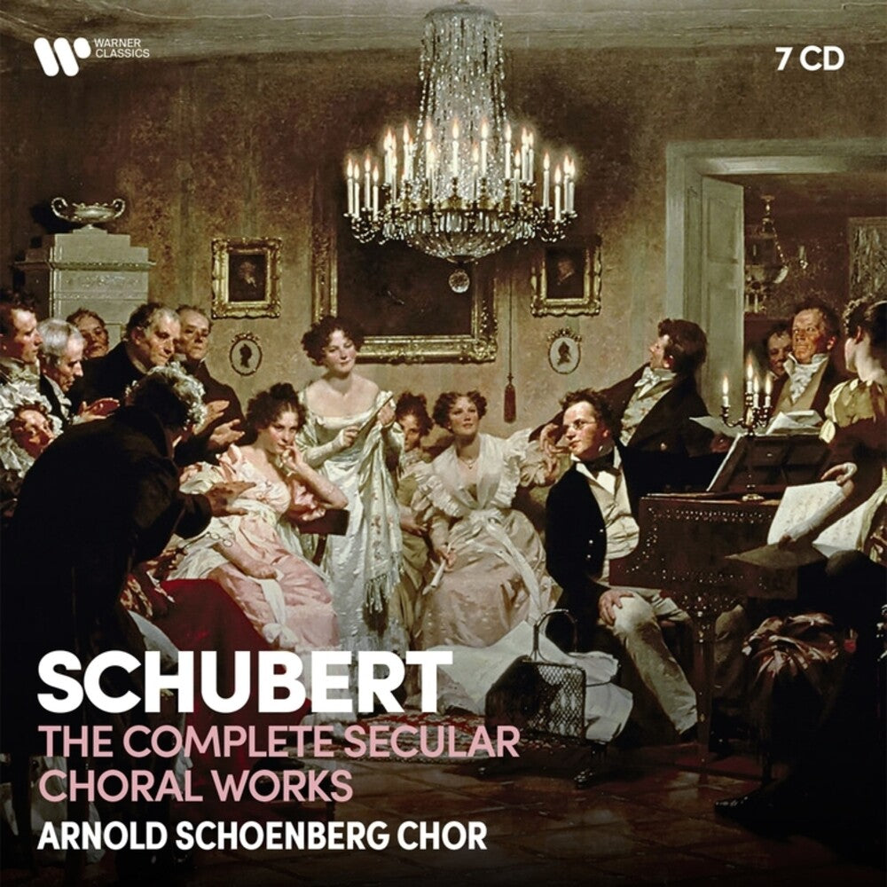 the album cover for Arnold Schoenberg Choir - Schubert: Complete Secular Choral Works (7CD)