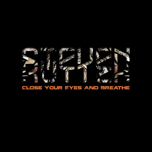 the album cover for Steven Rutter - Close Your Eyes & Breathe (Orange Vinyl) [Colored Vinyl]