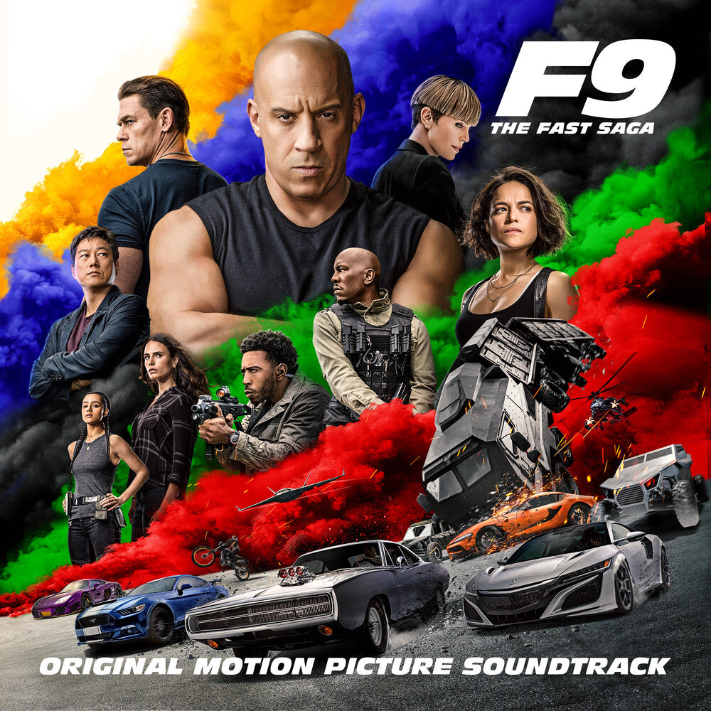 the album cover for The Fast & The Furious [Movie] - F9: The Fast Saga (Orignal Motion Picture Soundtrack)