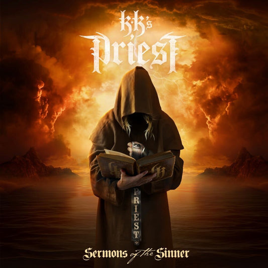 the album cover for KK's Priest - Sermons of the Sinner [White LP]