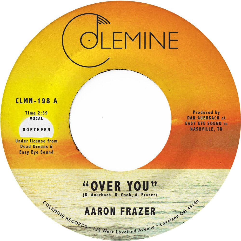 the album cover for Aaron Frazer - Over You