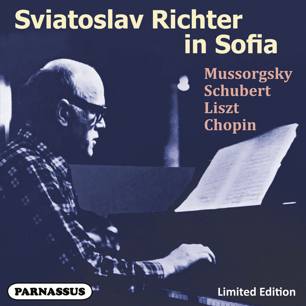 the album cover for Sviatoslav Richter - Sviatoslav Richter In Sofia (Legendary Concerts