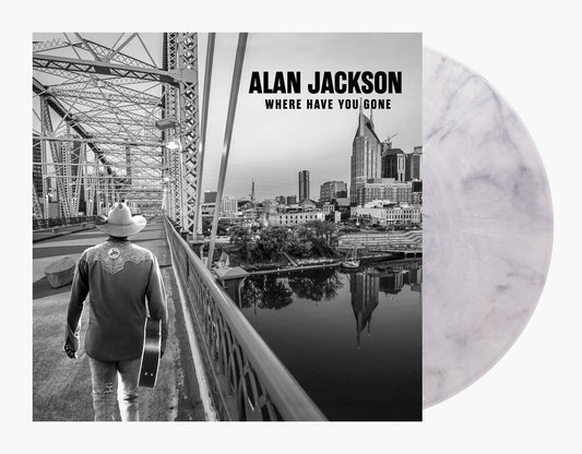 the album cover for Alan Jackson - Where Have You Gone (Blk) [Colored Vinyl] (Wht)