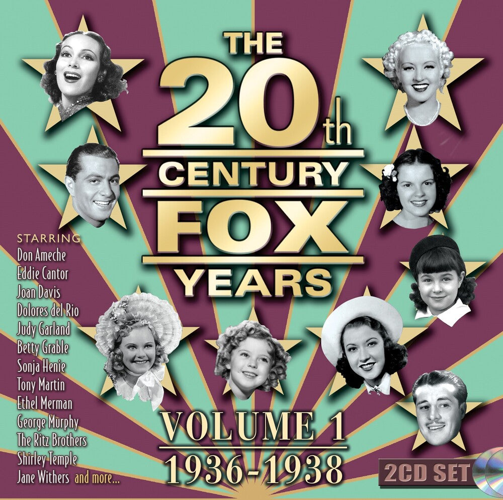 the album cover for Various Artists - 20th Century Fox Years Volume 1 (1936-1938) (Various Artists)