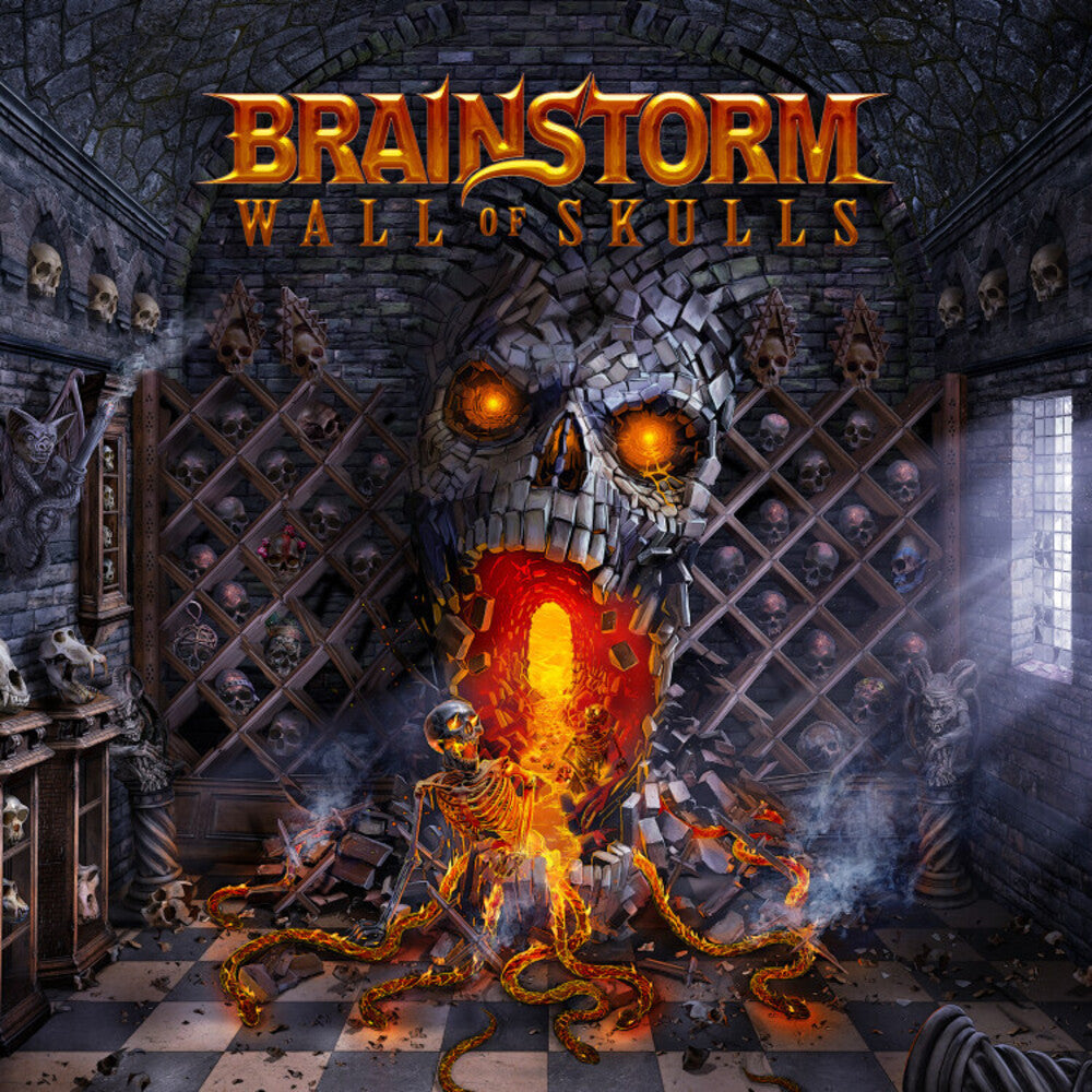 the album cover for Brainstorm - Wall Of Skulls (Cd+Blu-Ray) (Wbr)