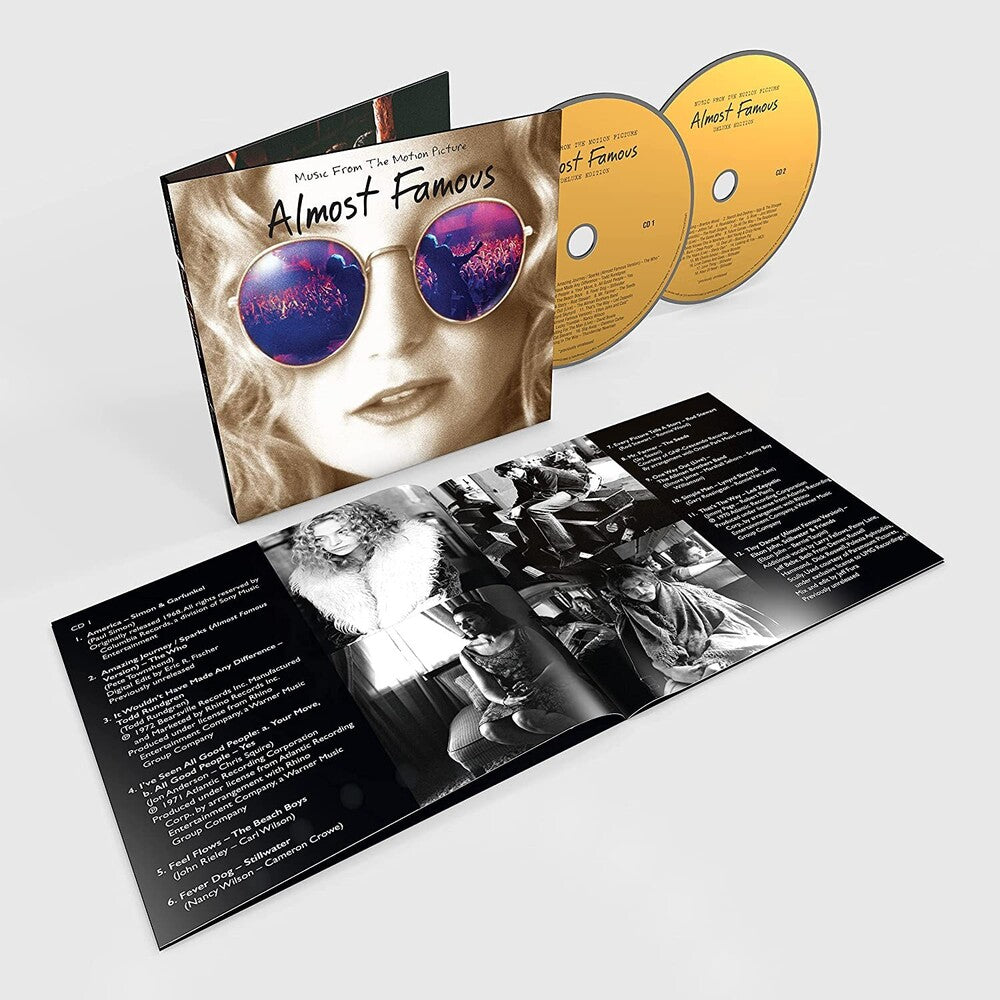 the album cover for Various Artists - Almost Famous: Soundtrack [Deluxe 2CD]
