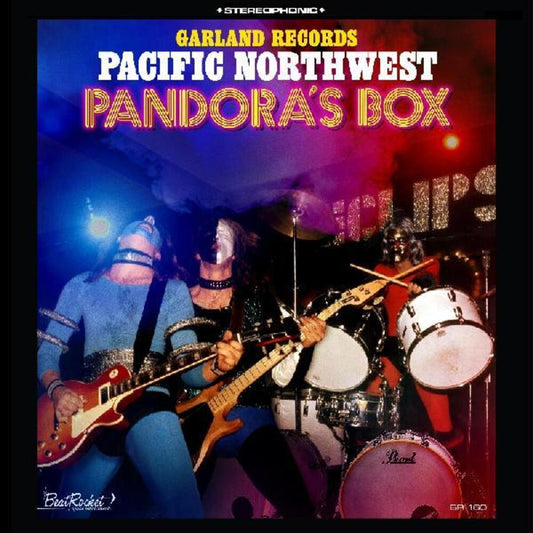 the album cover for Garland Records - Pacific Northwest Pandora's Box (Blue) [Colored Vinyl]