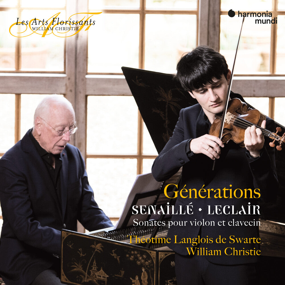 the album cover for Theotime Langlois De Swarte / William Christie - Generations