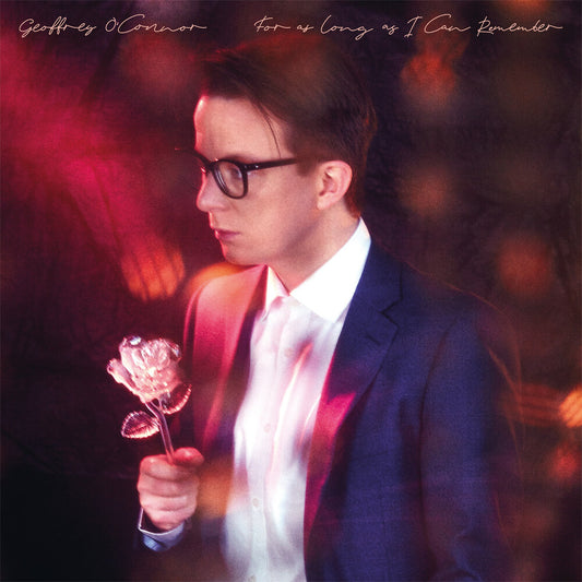 the album cover for Geoffrey O'Connor - For As Long As I Can Remember (Grey & White) (Gry)
