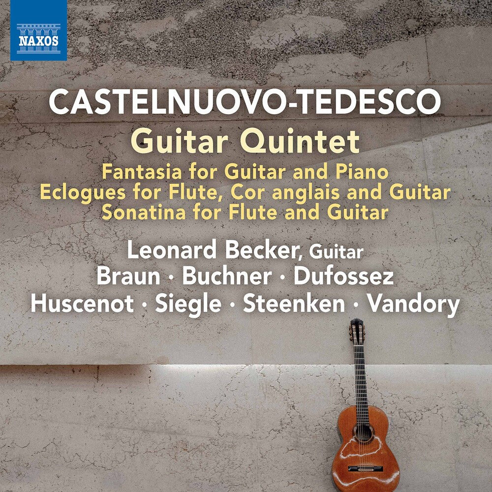 the album cover for Castelnuovo-Tedesco - Guitar Works