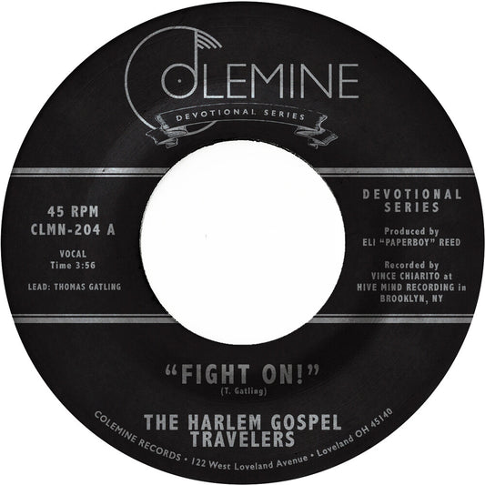 the album cover for The Harlem Gospel Travelers - Fight On!
