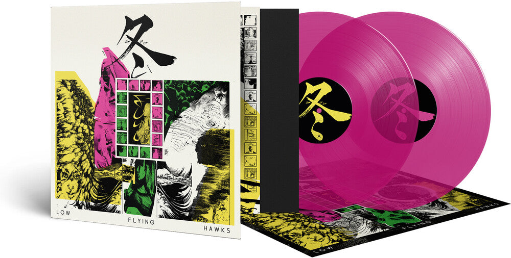 the album cover for Low Flying Hawks - Fuyu (Transparent Magenta Vinyl) [Colored Vinyl] [Limited Edition]