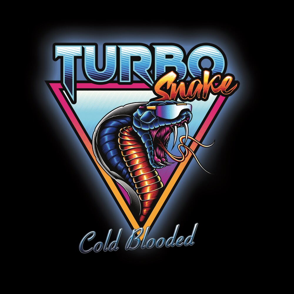 the album cover for Turbosnake - Cold Blooded