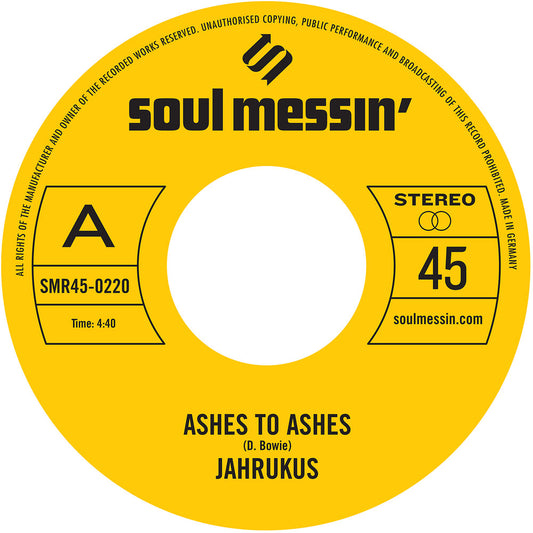 the album cover for Jahrukus - Ashes to Ashes / Island Girl