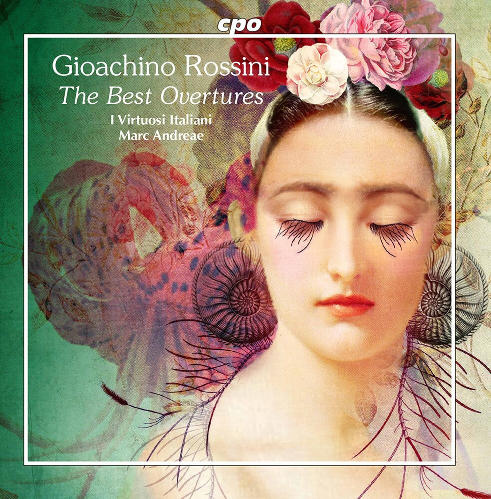 the album cover for Rossini / I Virtuosi Italiani / Andreae - Overtures