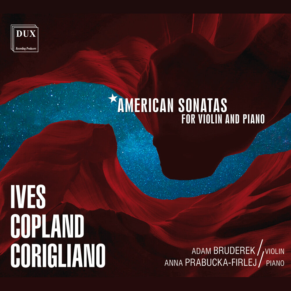 the album cover for Ives / Bruderek / Prabucka-Firlej - American Sonatas