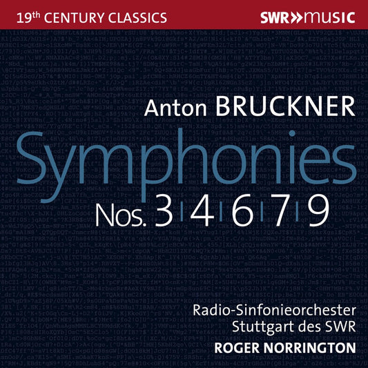 the album cover for Bruckner / Norrington - Symphonies 3 4 6 7 & 9 (Box)