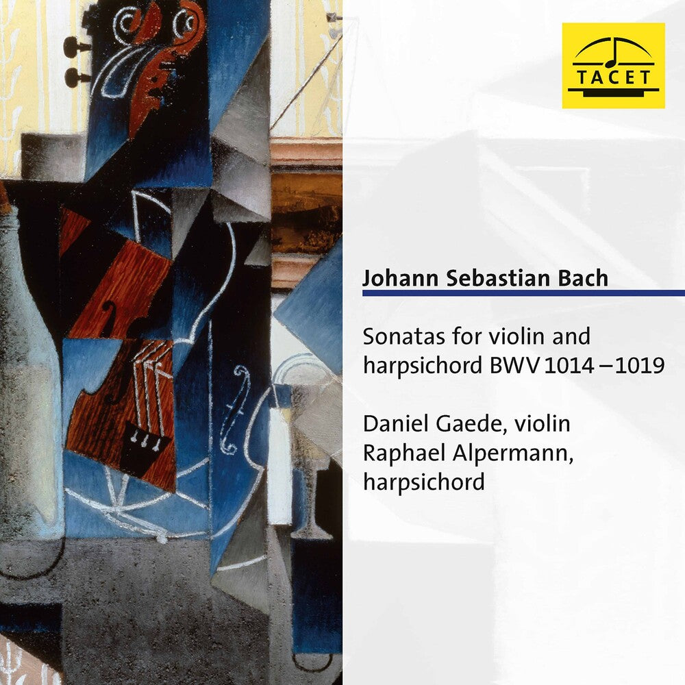 the album cover for J Bach .S. / Gaede / Alpermann - Sonatas For Violin & Harpsicho (2pk)