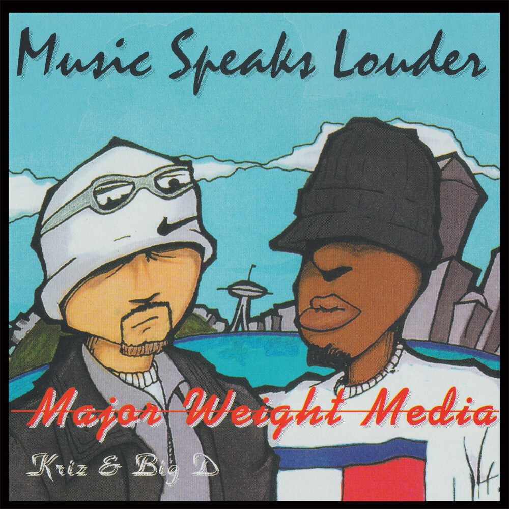 the album cover for Major Weight Media - Music Speaks Louder (Ep)