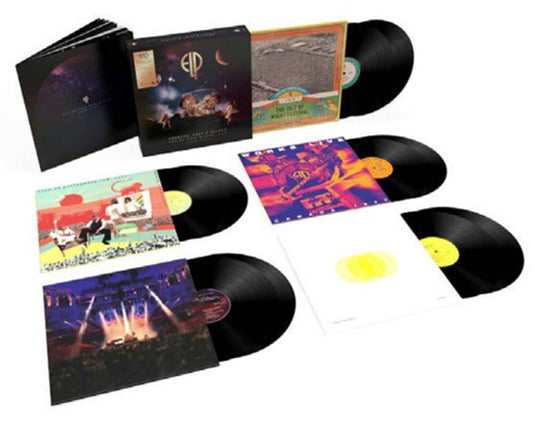 the album cover for Emerson, Lake & Palmer - Out Of This World: Live (1970-1997) (Box) (Gate)