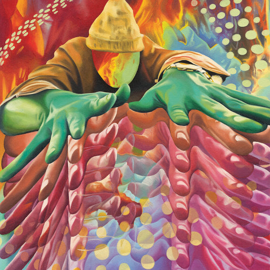 the album cover for DJ Abilities - Phonograph Phoenix [Translucent Purple Cloud Effect LP]