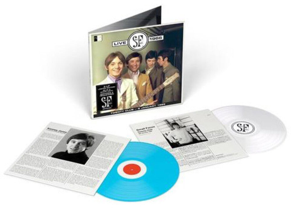 the album cover for Small Faces - Live 1966 (Blue) [Colored Vinyl] (Wht) (Uk)