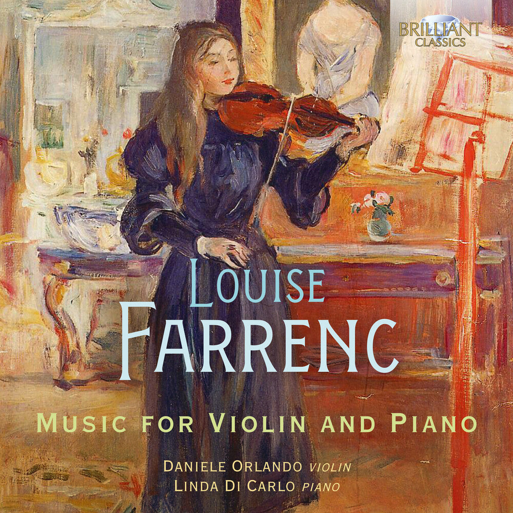 the album cover for Farrenc / Orlando / Carlo - Music For Violin & Piano