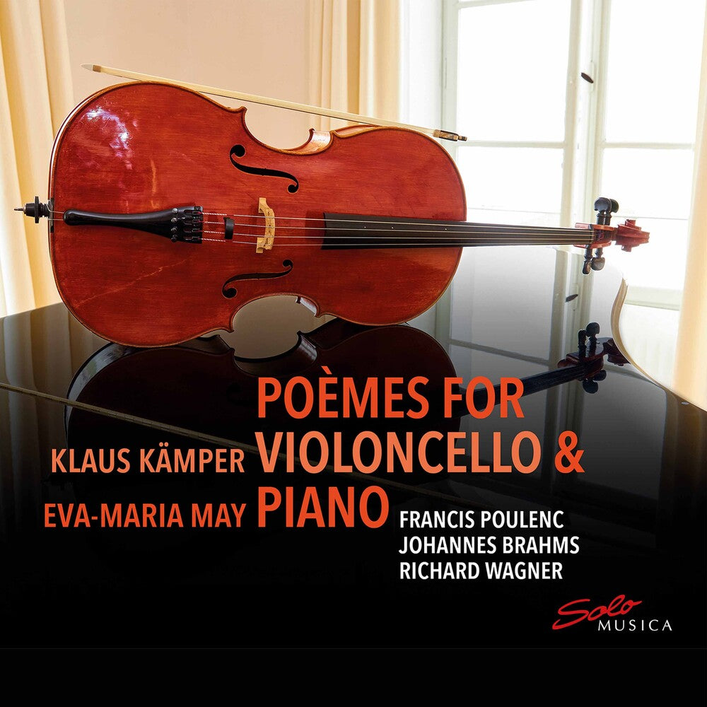 the album cover for Berg / May / Kamper - Poemes For Violoncello & Piano