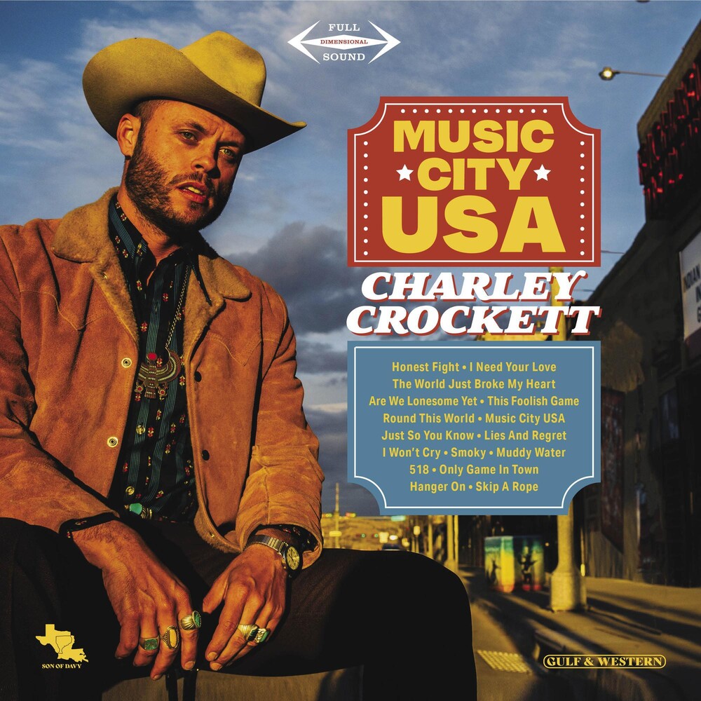 the album cover for Charley Crockett - Music City USA